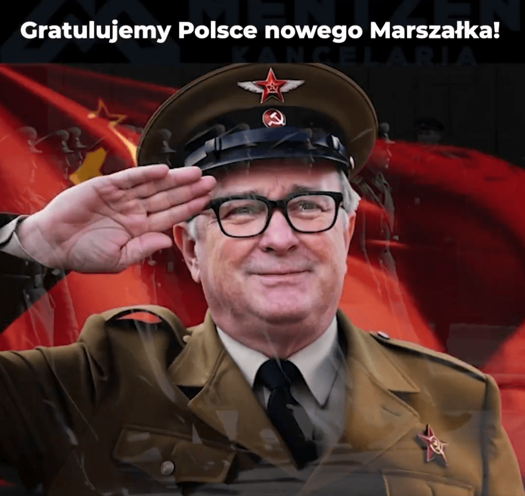 Włodzimierz Czarzasty został nowym marszałkiem Sejmu. Mentzen krzyczy: „Precz z komuną!” Film (AI) Sławomira Mentzena z X.com