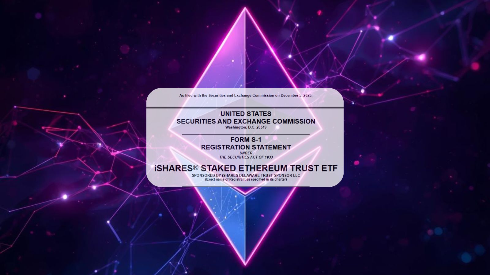 Ethernum & BlackRock