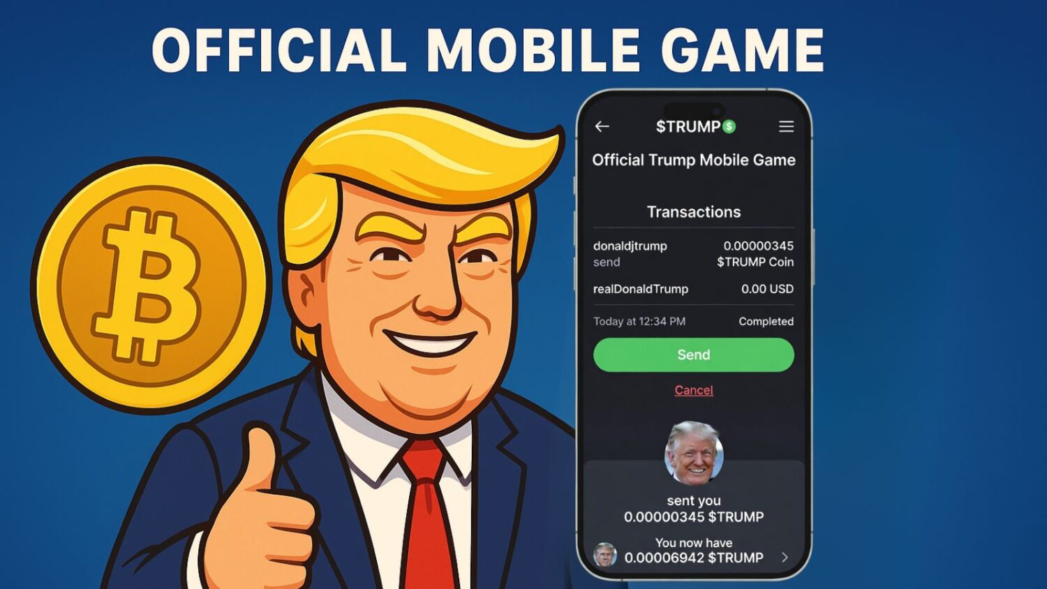Nadchodzi oficjalna gra mobilna Trumpa. Transakcje z użyciem $TRUMP Coin Nadchodzi oficjalna gra mobilna Trumpa. Transakcje z użyciem TRUMP Coin