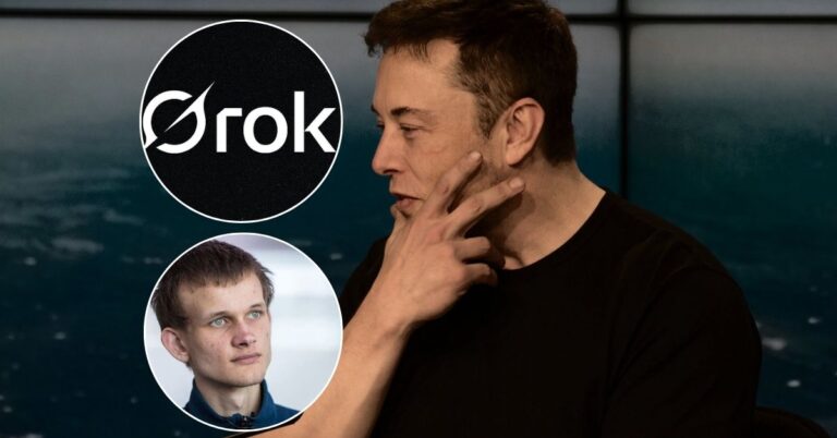 Vitalik Elon Grok