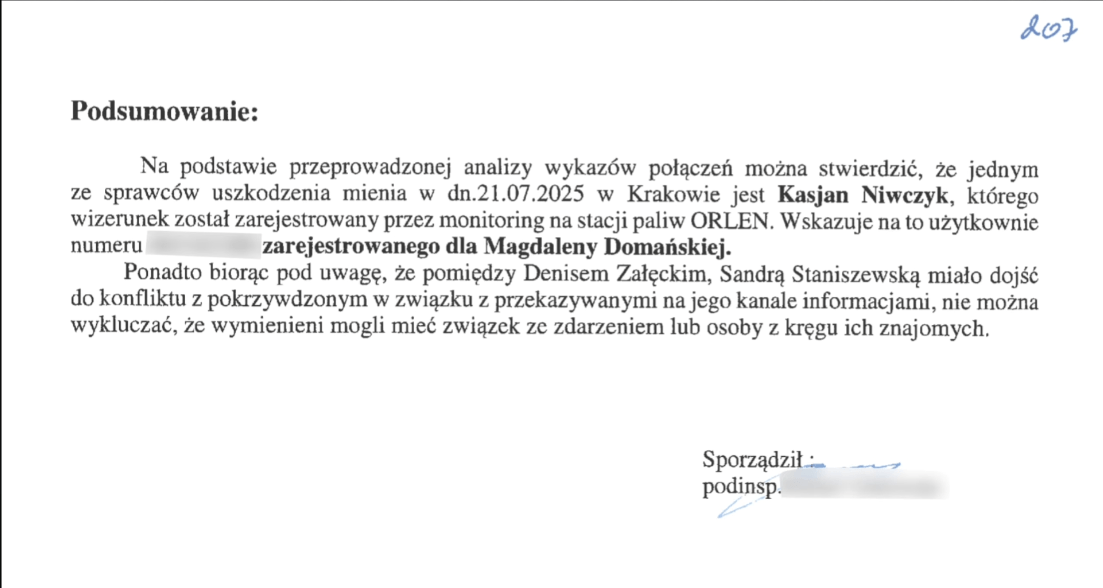 Szalony reporter ujawnia sprawców ataku na jego mieszkanie