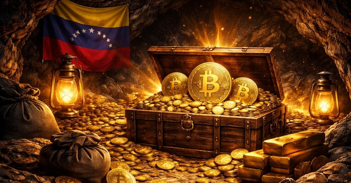 Tajemniczy skarb Wenezueli. Miliardy dolarów w Bitcoinach ukryte przed sankcjami Wenezuela Bitcoin