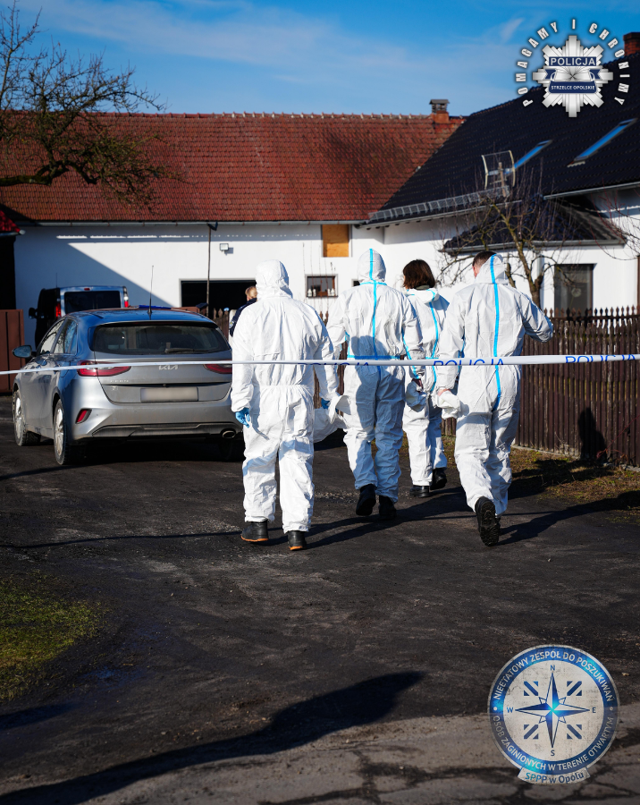 Opolska policja wyjaśnia okoliczności zabójstwa w Kadłubie. 17-latek zatrzymany po wielogodzinnej obławie 45 kilometrów od miejsca zbrodni Zabójstwo w Kadłubie | Foto: Opolska Policja