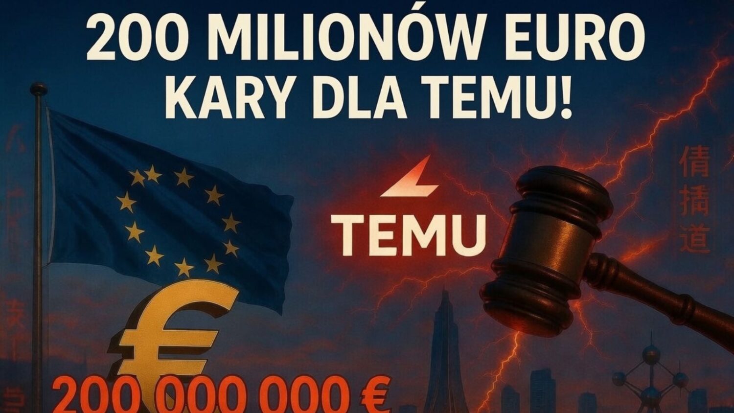 200 million euro fines for Temu! Brussels hit a Chinese giant hard