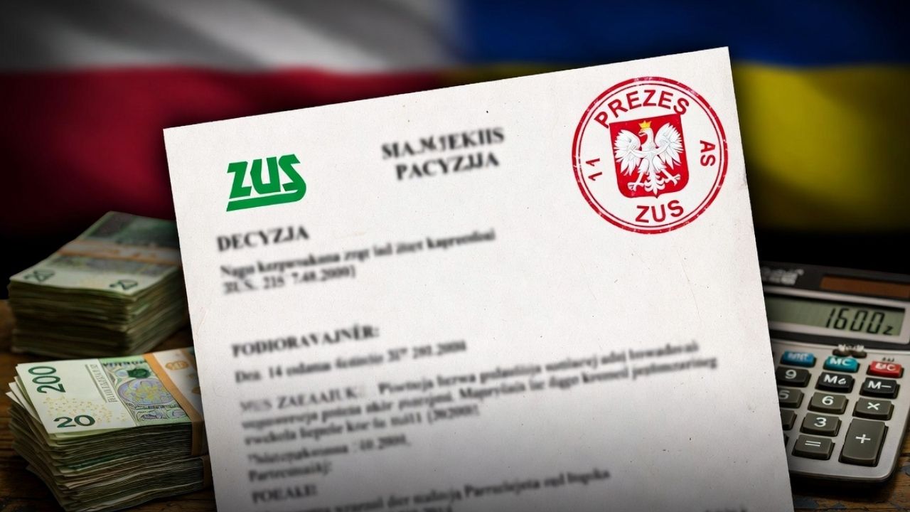 ZUS w Rzeszowie przyznał 1600 zł emerytury Ukraińcowi po kilku miesiącach pracy. Konfederacja żąda wyjaśnień