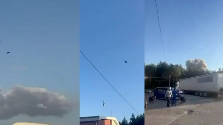 atak drona przejście graniczne