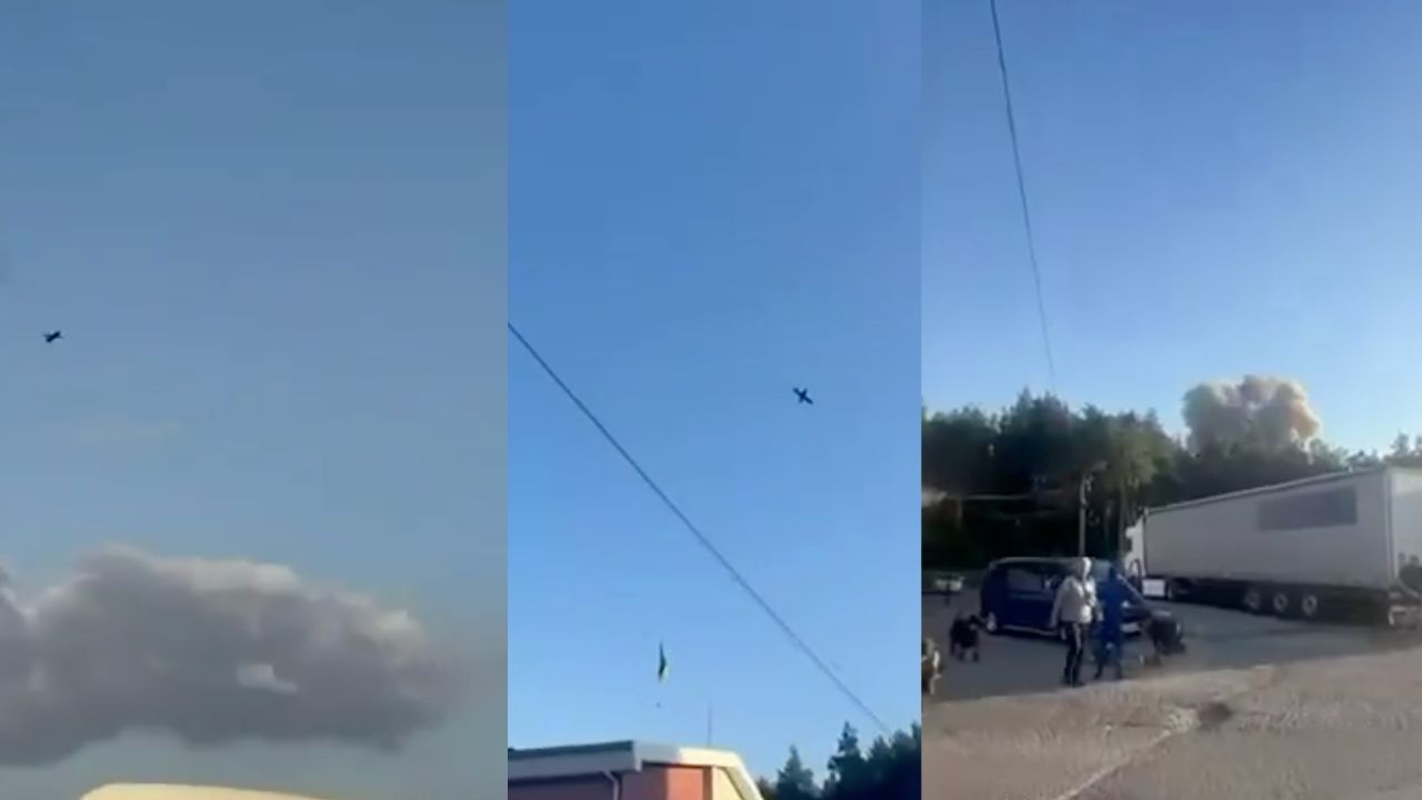 atak drona przejście graniczne